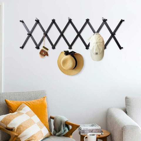 SCUNDA mounted wall rack setup ready for everyday organization
