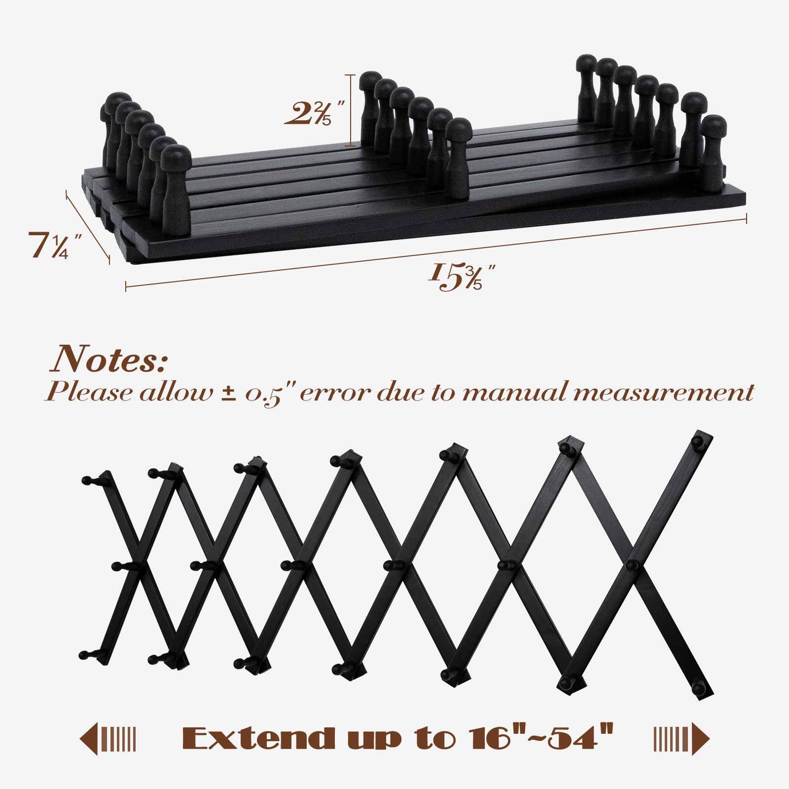 SCUNDA rustic wooden coat rack blending with interior style