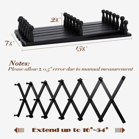 SCUNDA rustic wooden coat rack blending with interior style
