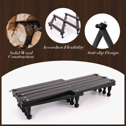 SCUNDA solid wood coat rack close-up emphasizes sturdy construction and natural grain.