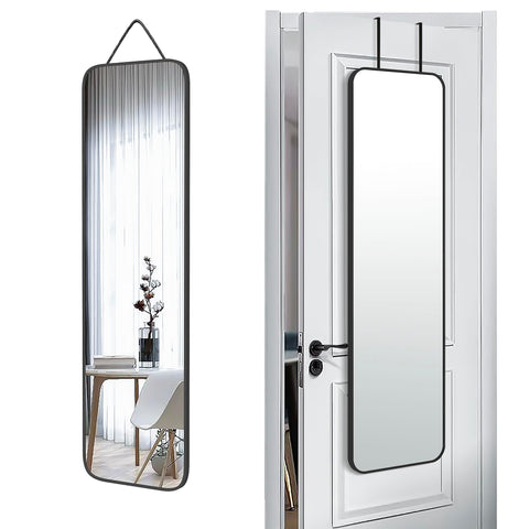 SCWF-GZ 47x14 door-hanging mirror for quick entryway checks and space illusion