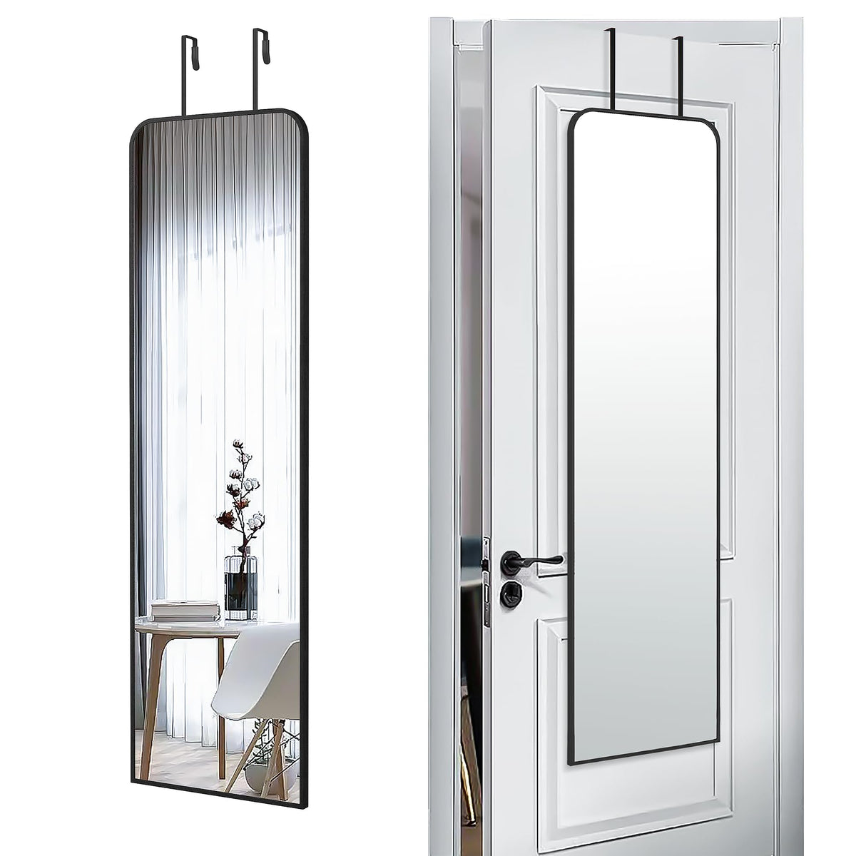 SCWF-GZ 47x14 mirror full-length door-hanging for spacious entryway and styling