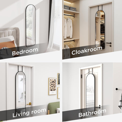 SCWF-GZ wall-mounted mirror with aluminum frame for spacious feel.