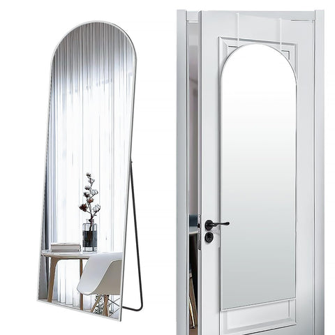 SCWF-GZ 57x20 door-hanging full-length mirror helps quick outfit checks by entry door.