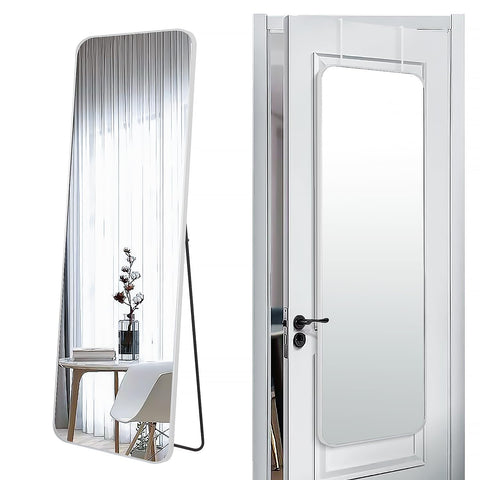 SCWF-GZ 57x20 door mirror shows full-body reflections for outfit checks