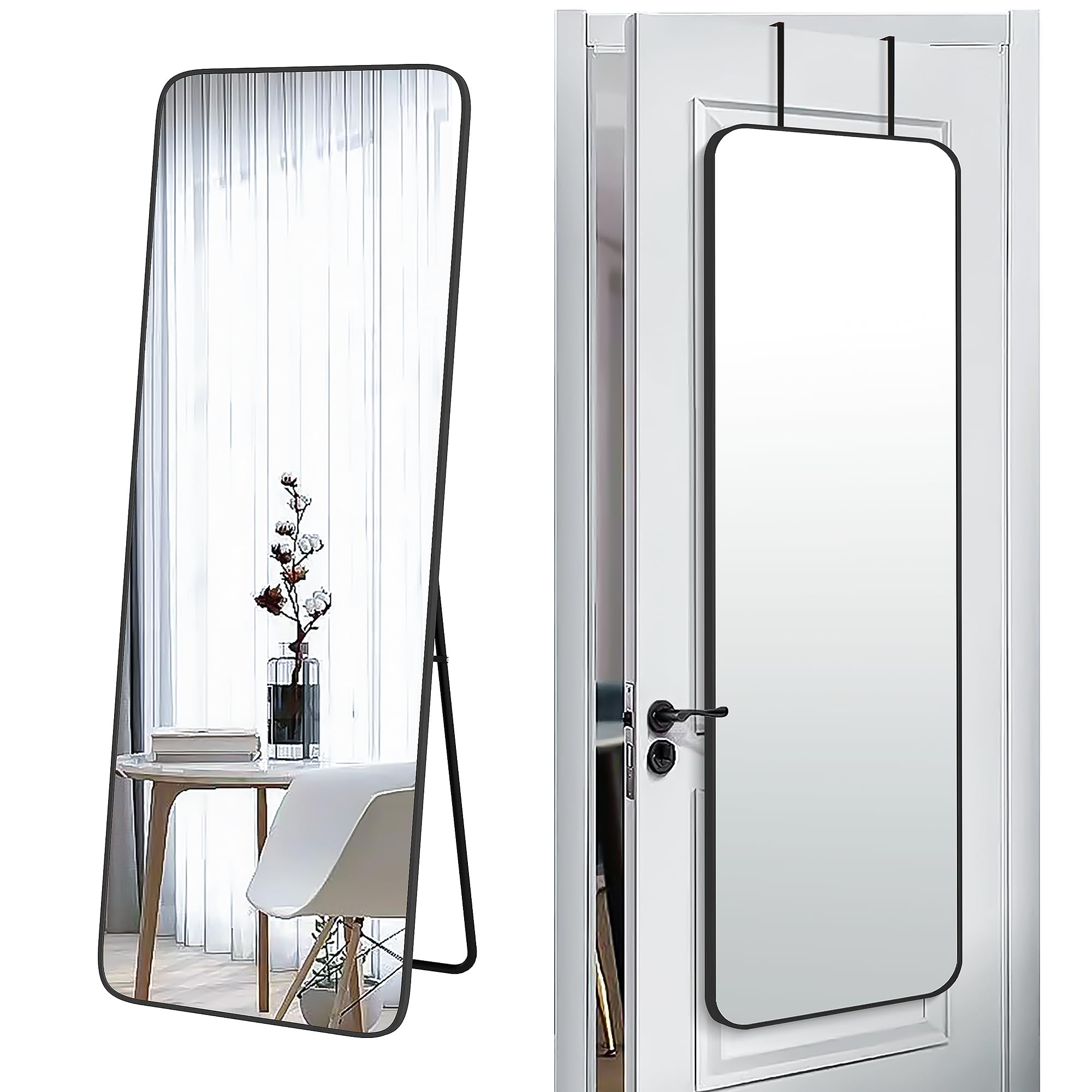 SCWF-GZ door-mirror-hanging offers a clear reflection for entryways and daily outfit checks