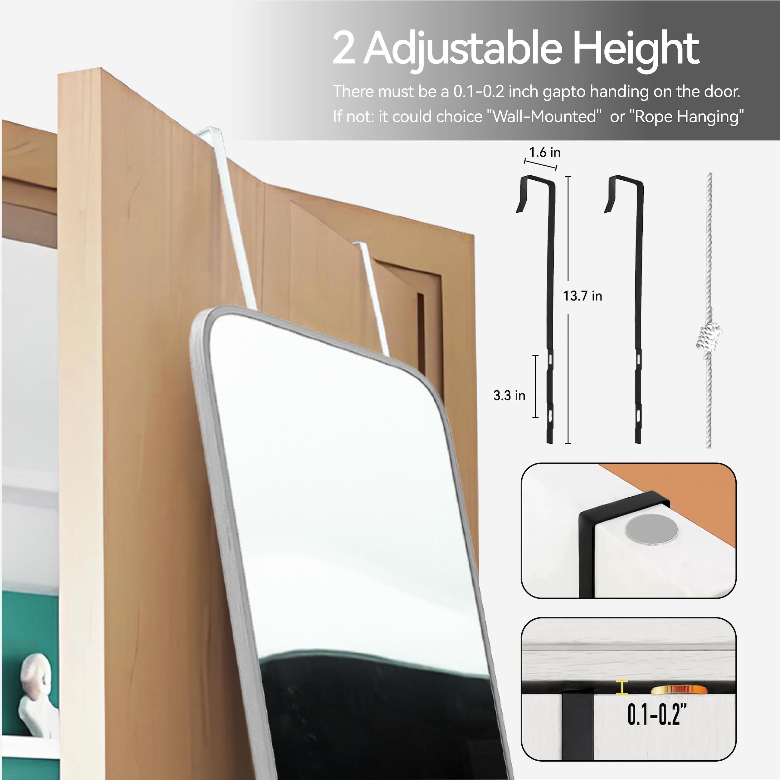SCWF-GZ includes easy-install hardware for quick mounting