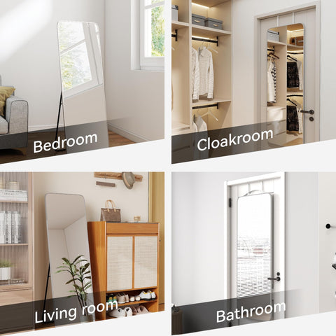 SCWF-GZ floor-standing mirror provides versatile placement for room styling