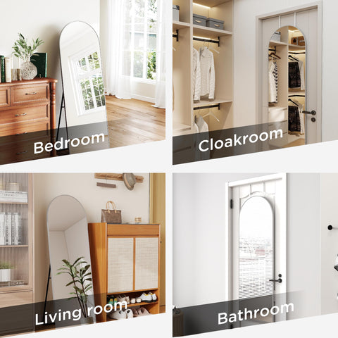 SCWF-GZ floor-standing full-body mirror for easy dressing and room enhancement.