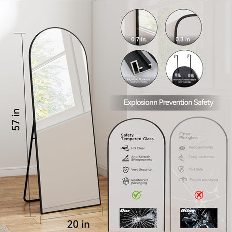 SCWF-GZ tempered glass mirror delivers a distortion-free reflection.