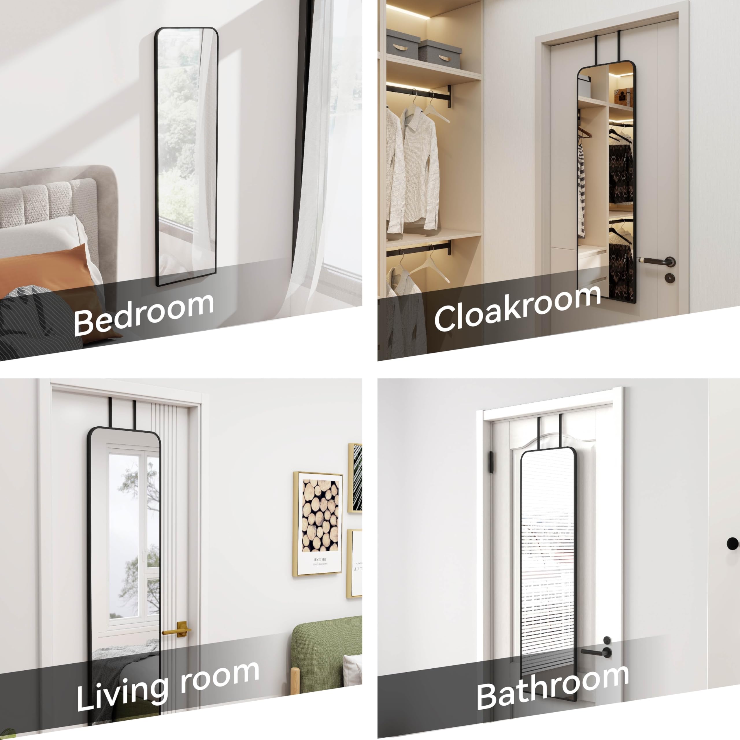SCWF-GZ tempered glass safety mirror delivers clear reflections