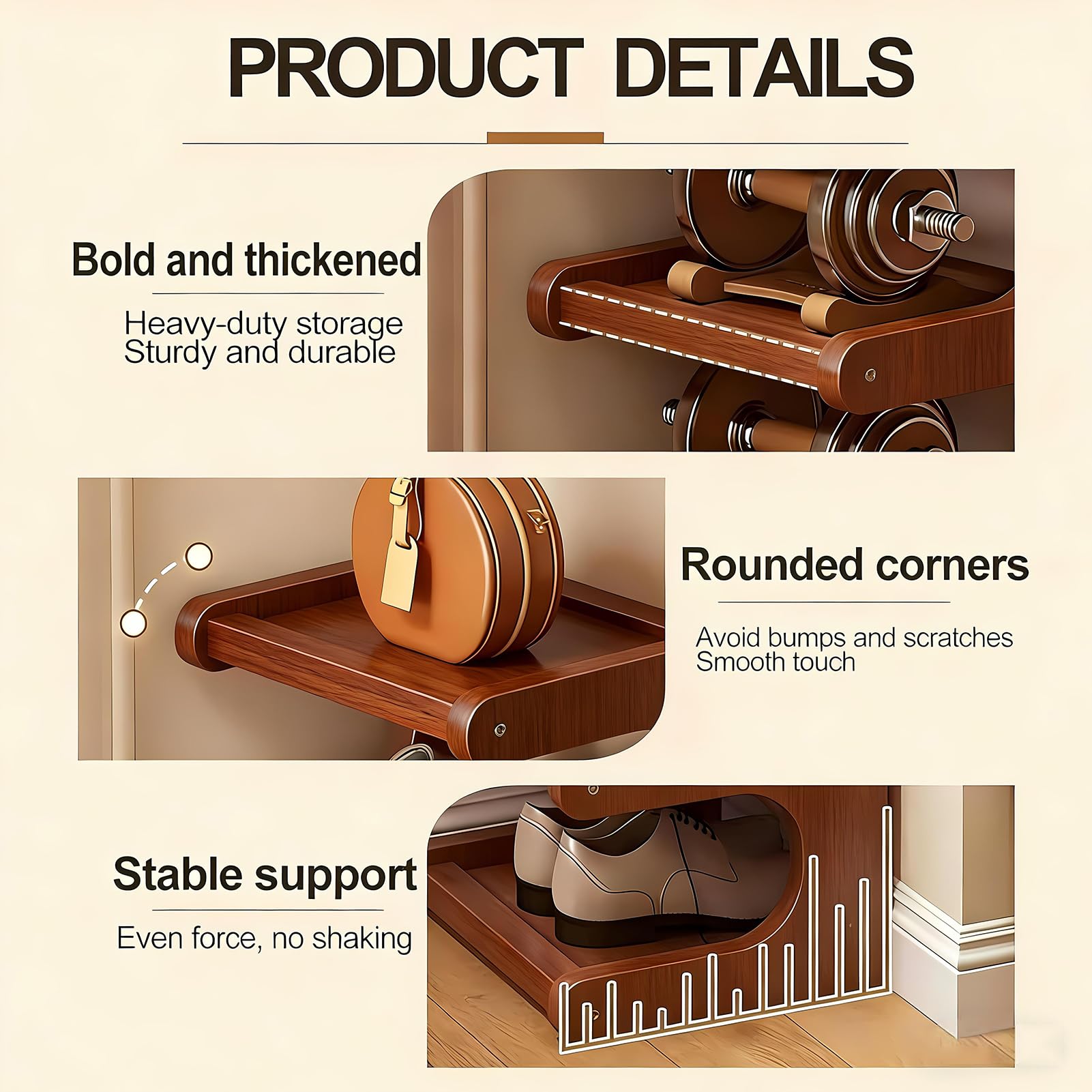 sdowens 7-Tier vertical shoe rack shows compact dimensions for narrow closets.