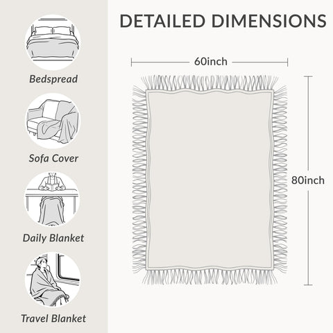 SE SOFTEXLY cotton blanket close-up reveals soft weave and breathable comfort.