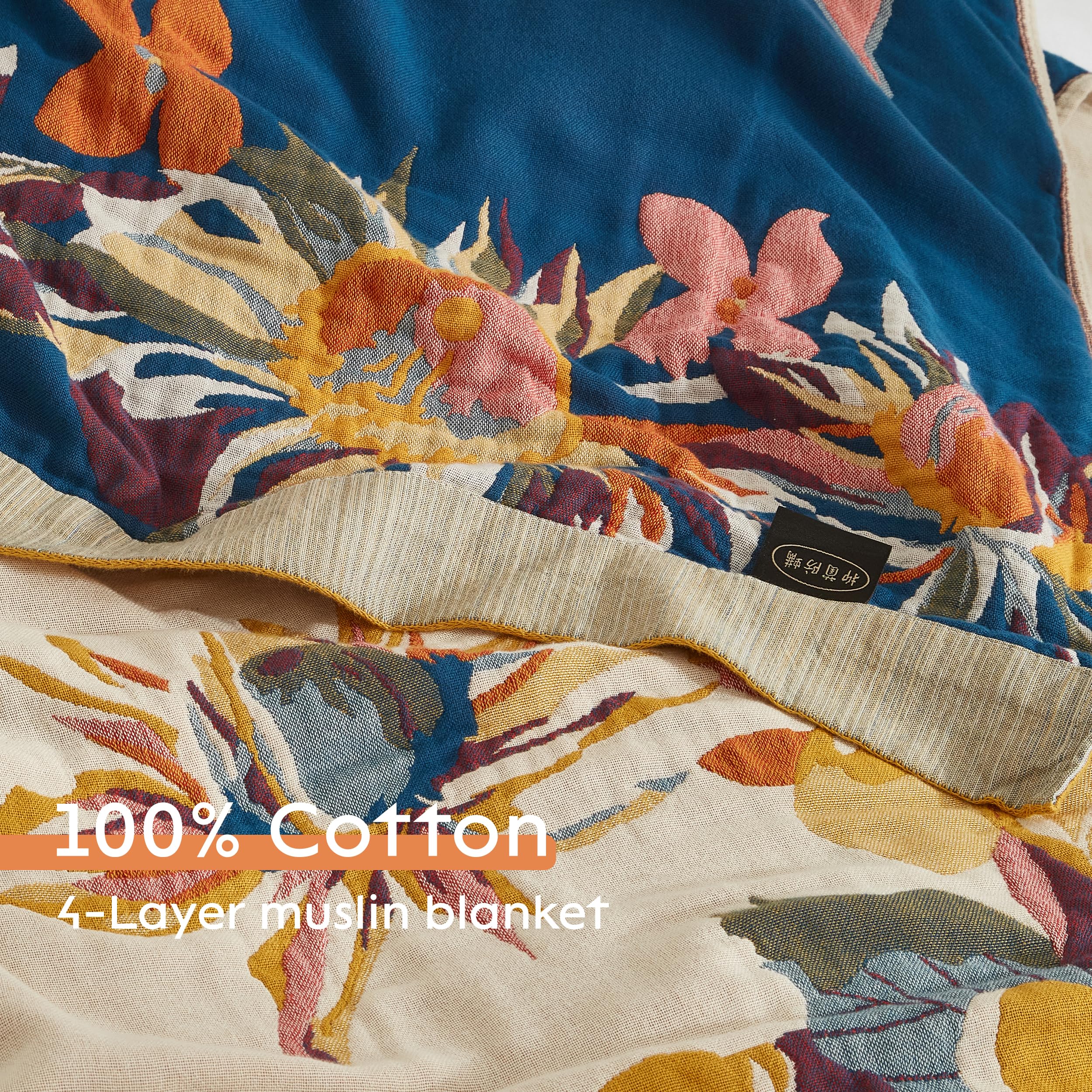 SE SOFTEXLY easy-care cotton blanket stays soft after washing