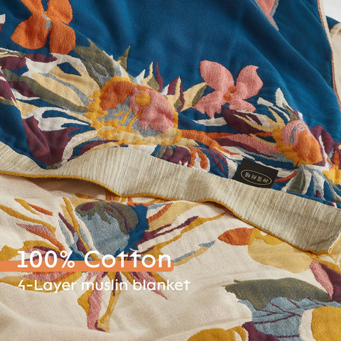 SE SOFTEXLY easy-care cotton blanket stays soft after washing