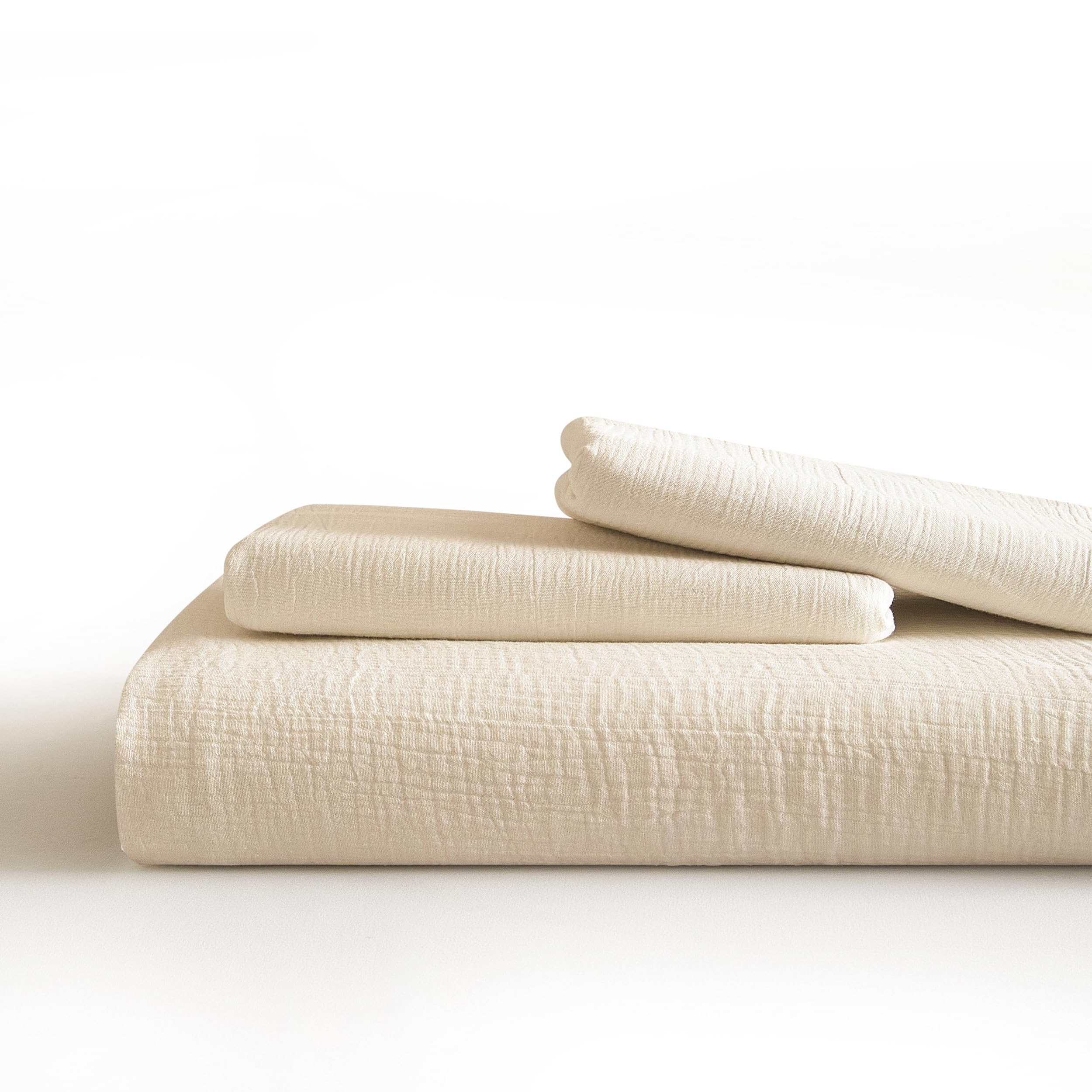 SE SOFTEXLY minimalist bedding aesthetic in off-white for calm bedrooms.