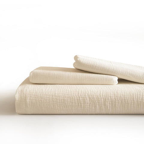 SE SOFTEXLY minimalist bedding aesthetic in off-white for calm bedrooms.