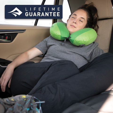 Sea to Summit Aeros TPU bladder is durable and supportive for travel.