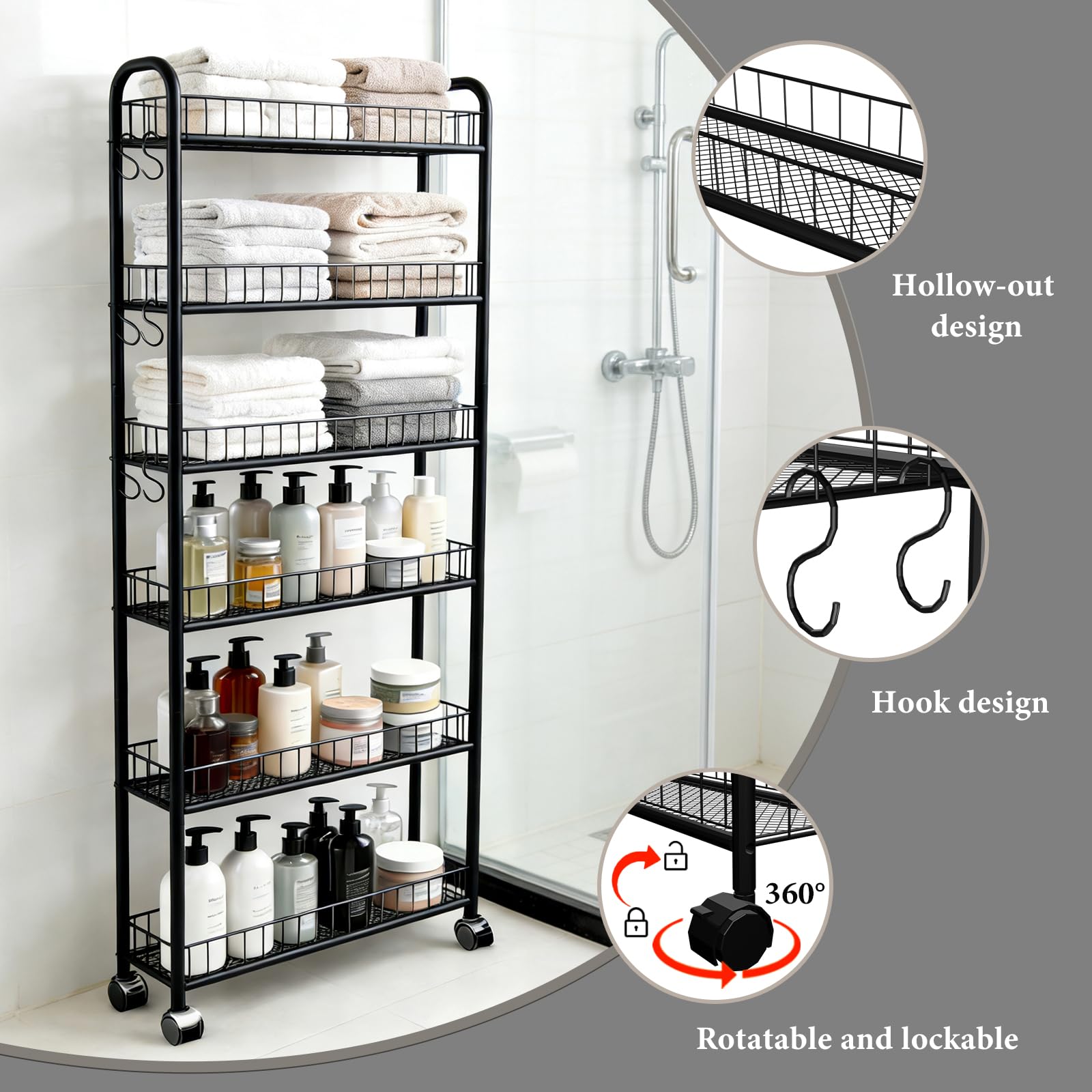 Seadasyoon versatile storage uses across kitchen, bathroom, and laundry.