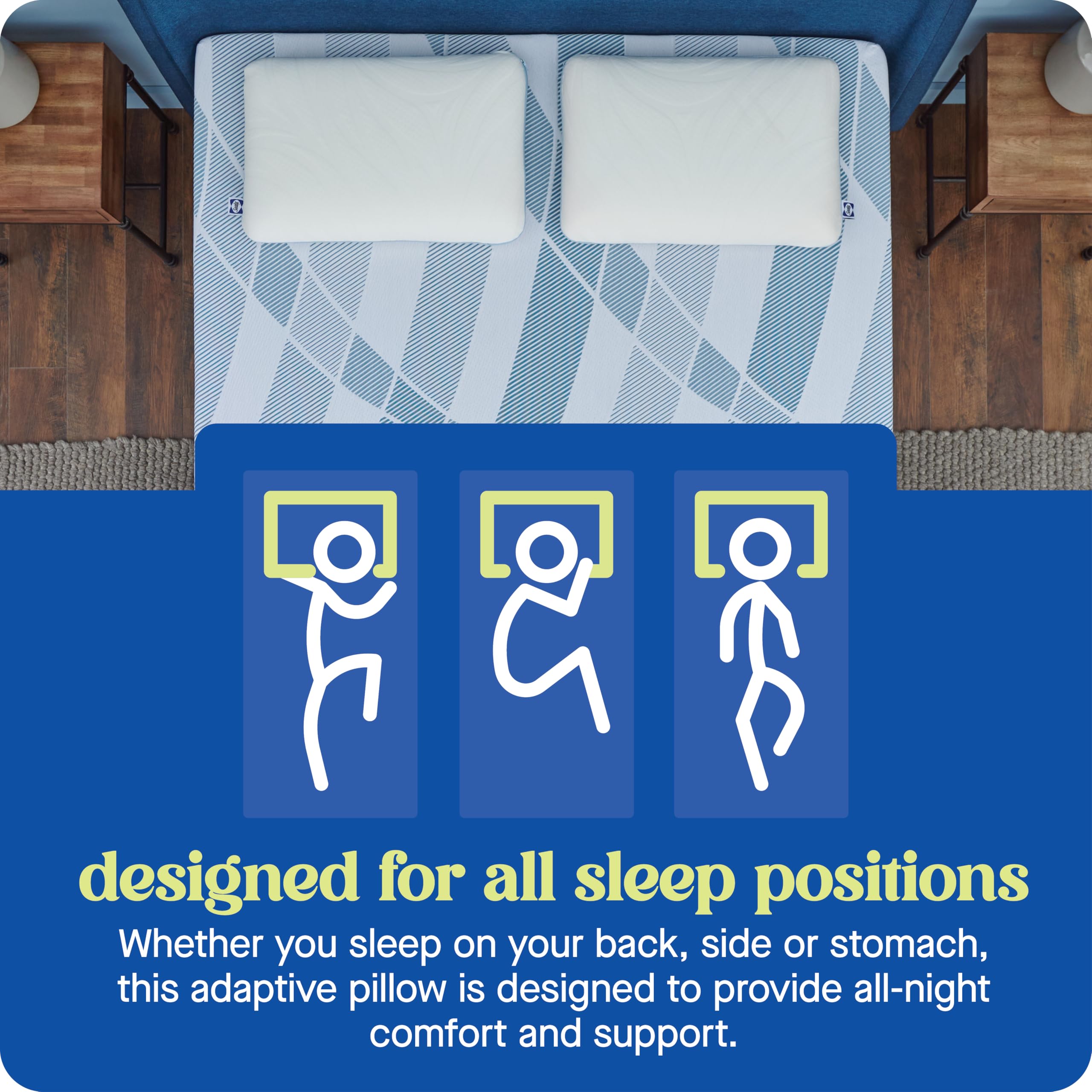 Sealy Dreamlife removable cover close-up emphasizing washable convenience.
