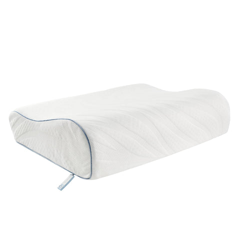 Sealy Dreamlife surface-guard technology pillow highlighting antimicrobial protection on the surface.