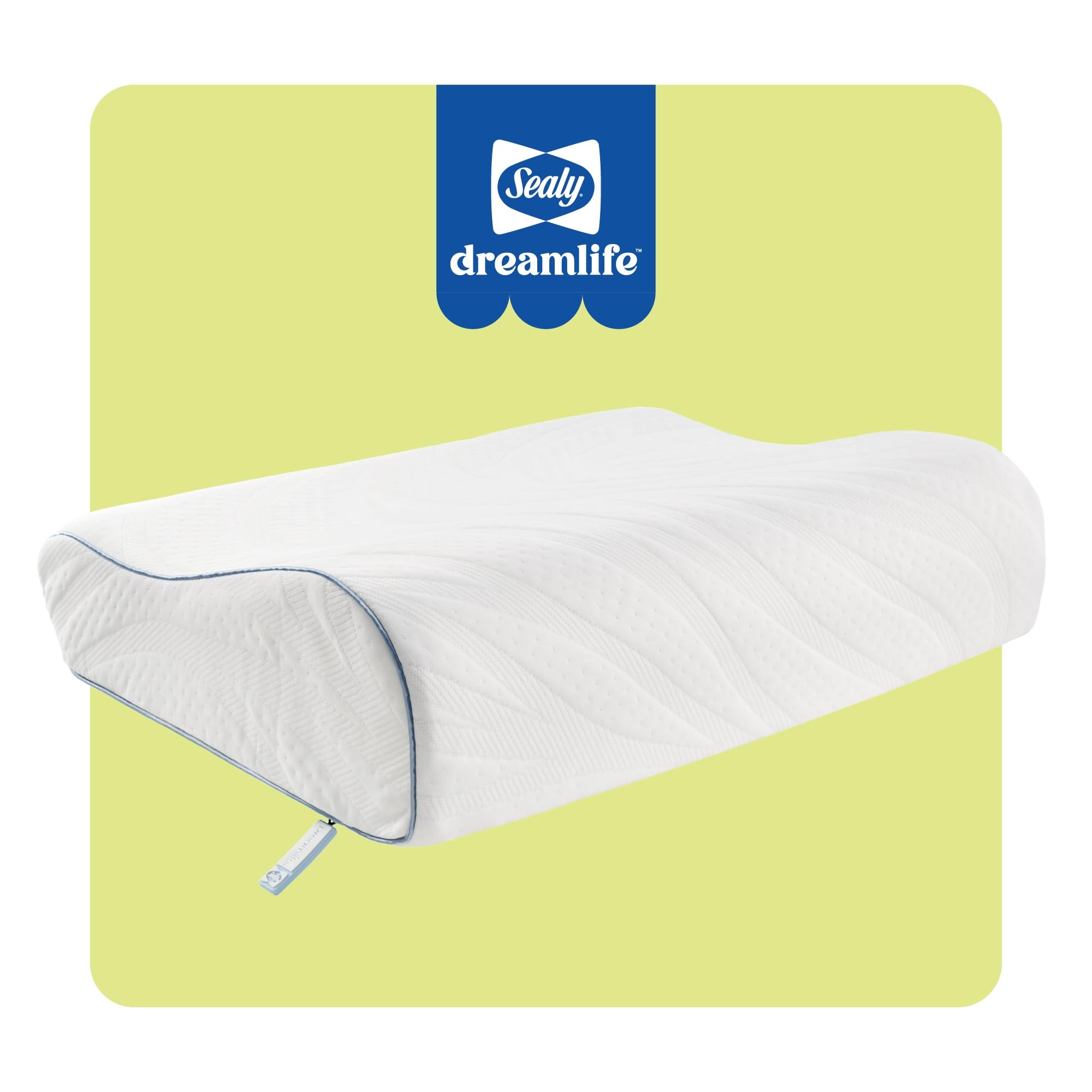Sealy Dreamlife pillow made in the USA with quality construction.