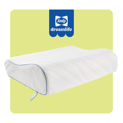 Sealy Dreamlife pillow made in the USA with quality construction.