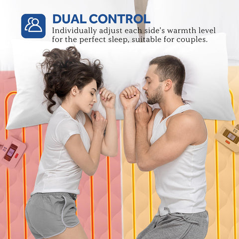 Sealy dual-controller setup offering personalized warmth across the mattress