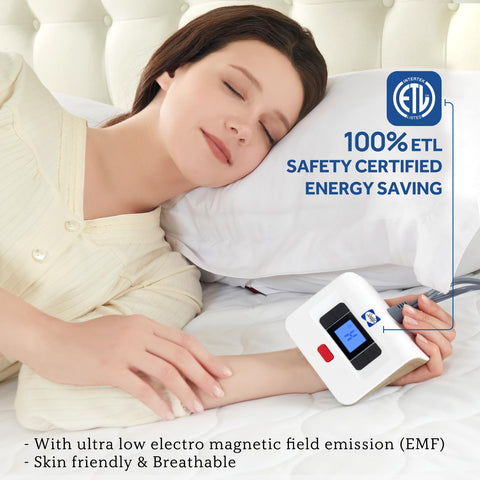 Energy-efficient warmth from Sealy heated mattress pad for cozy nights