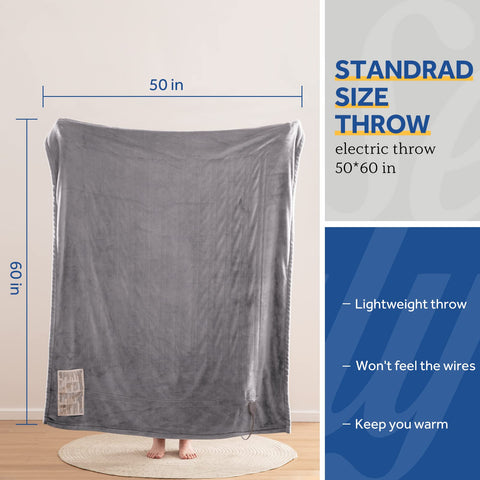 Sealy heated throw in washing cycle, machine washable.