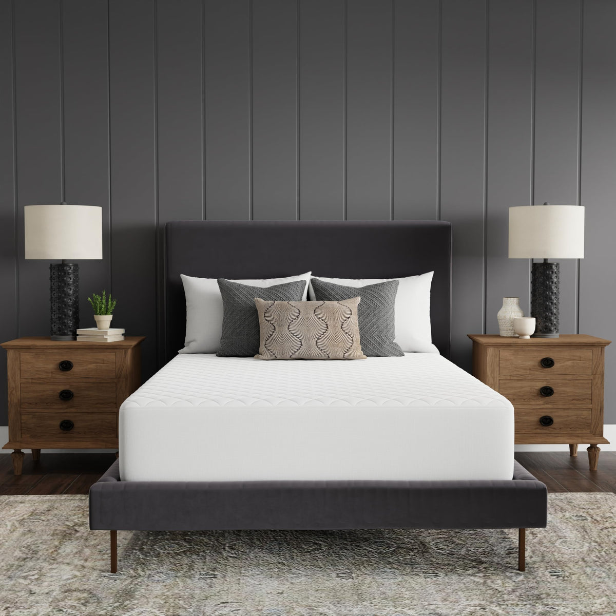 Sealy Luxury Mattress Pad close-up reveals soft cotton top layer for plush comfort