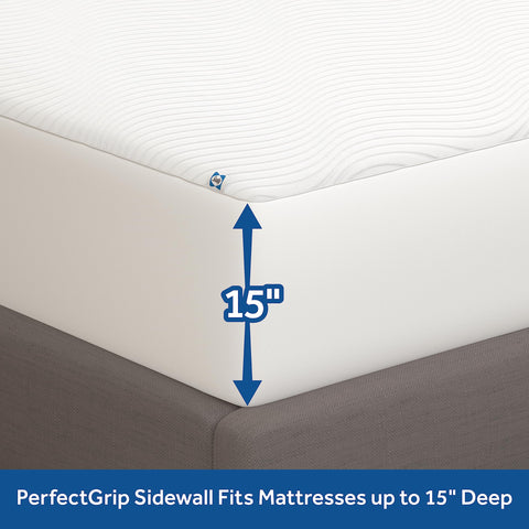 Sealy Soft Comfort Top fabric offers a plush, quiet surface.