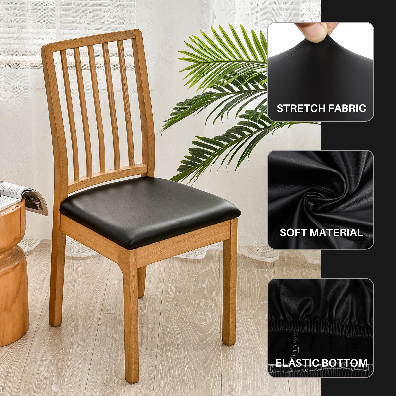 SearchI easy-care cover for dining chairs with simple wipe-clean routine