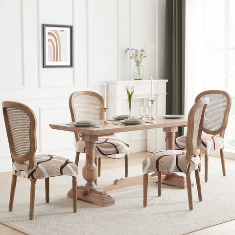 SearchI Stretch Dining Chair Seat Covers set of six for multiple chairs.