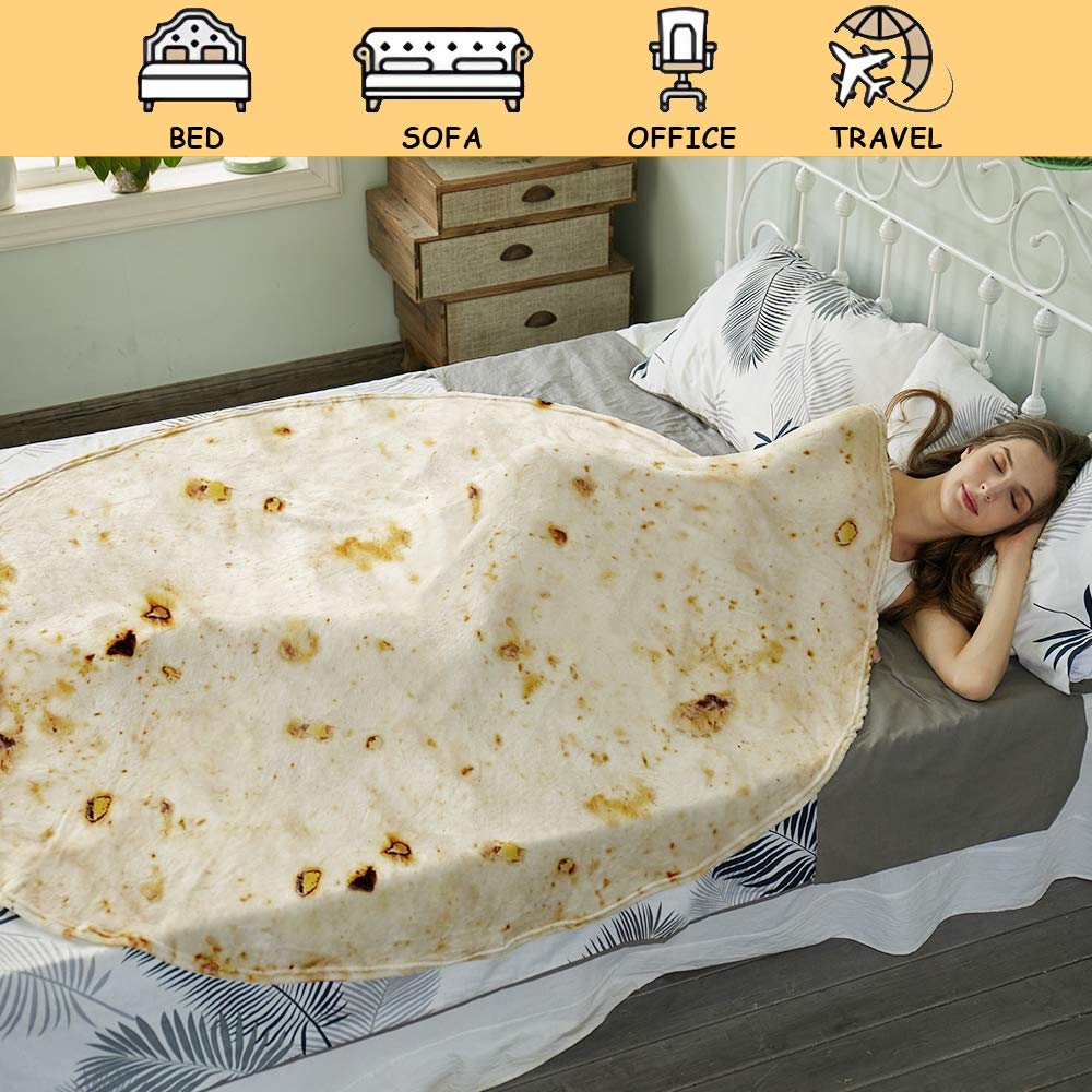 SeaRoomy burritos blanket adult-71in shows cozy oversized wrap for adults
