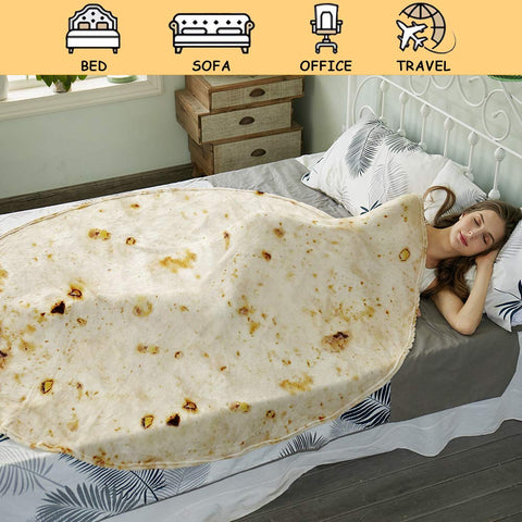 SeaRoomy burritos blanket adult-71in shows cozy oversized wrap for adults
