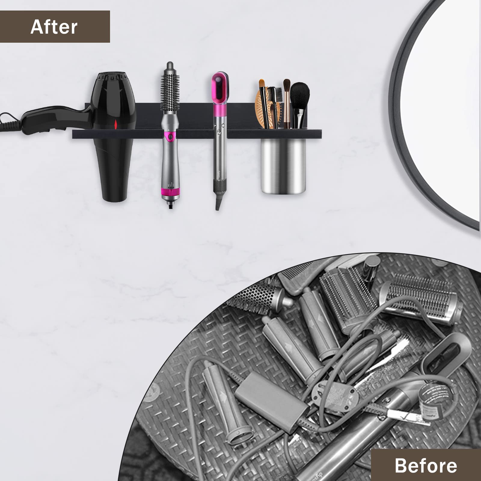 seashpea stainless steel removable cup for easy cleaning and tool separation