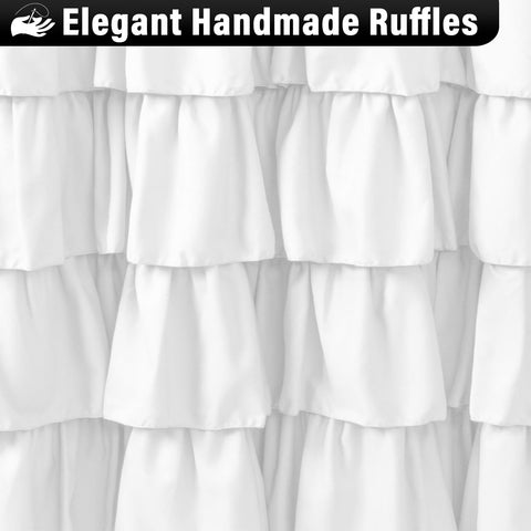 Seasonwood farmhouse style shower curtain enhancing a cottage bathroom
