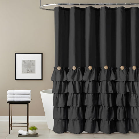 Seasonwood machine-washable curtain offers easy cleaning and quick refresh.