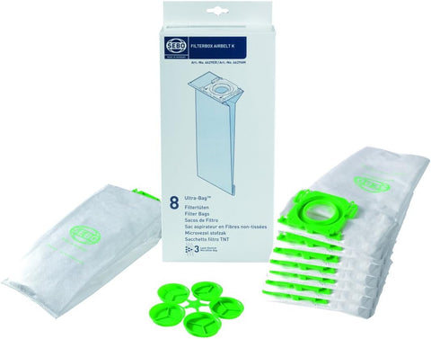 Sebo Airbelt K filter box top-fill design maintains suction and filtration