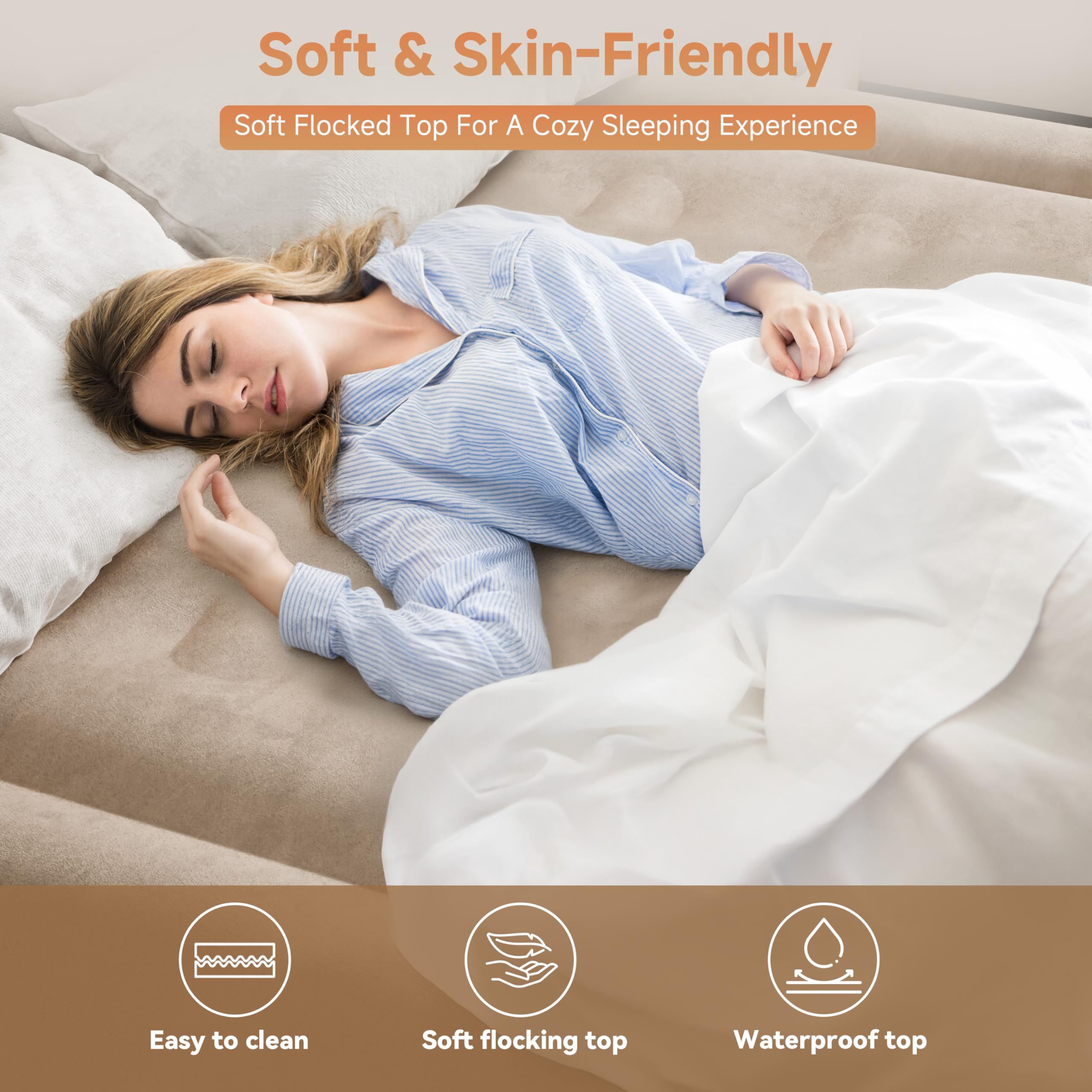 Sebor air mattress full compact storage bag for portability