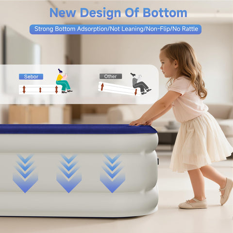 Sebor compact storage bag enables easy transport.