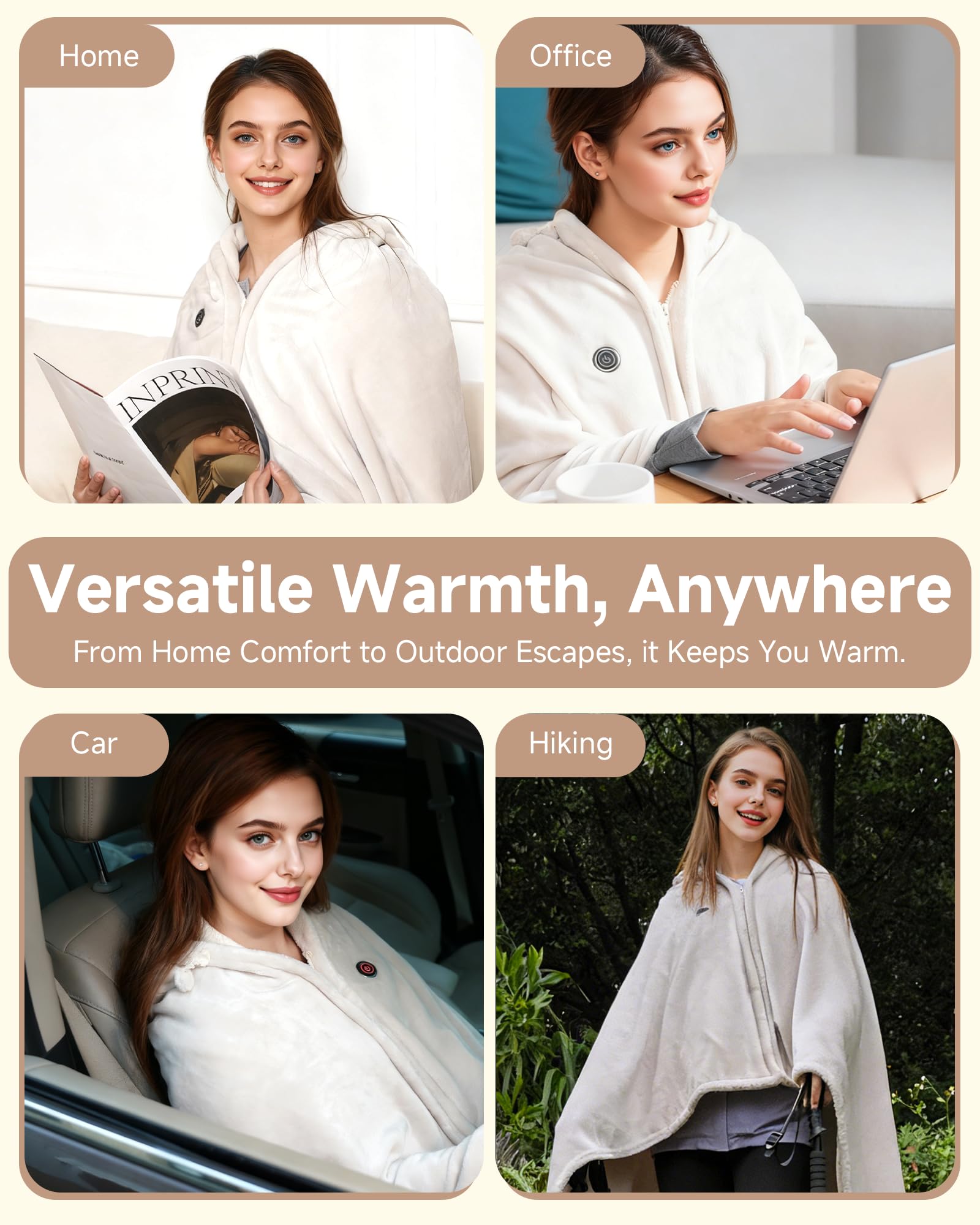Secluded Valley washable and foldable blanket for easy care