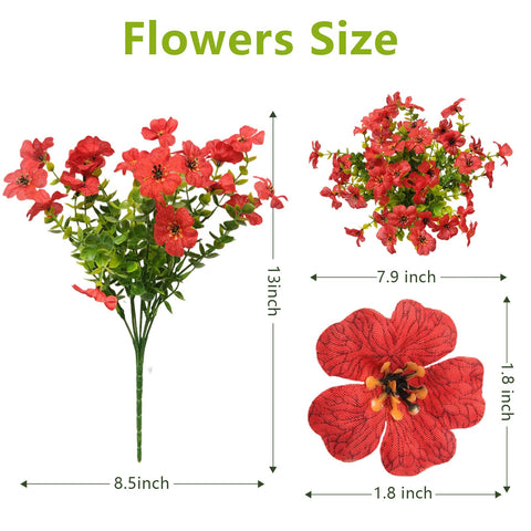 Secqous daisy hanging basket rust-proof frame for outdoor durability.