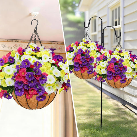 secqous porch balcony garden display ready for year-round decor.