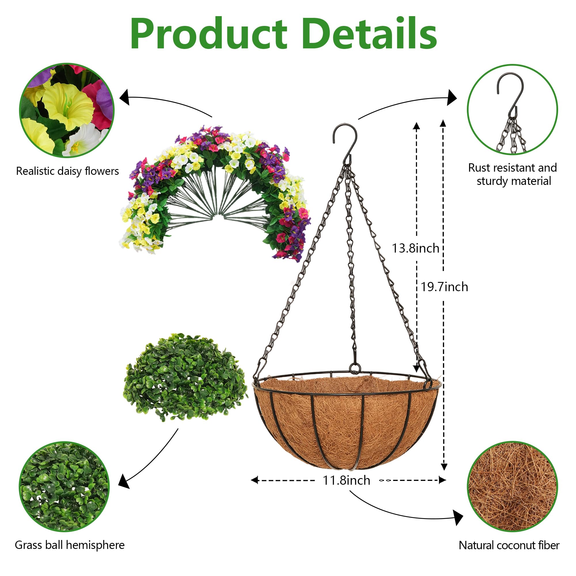 secqous uv-resistant silk flowers designed for all-weather outdoor use.