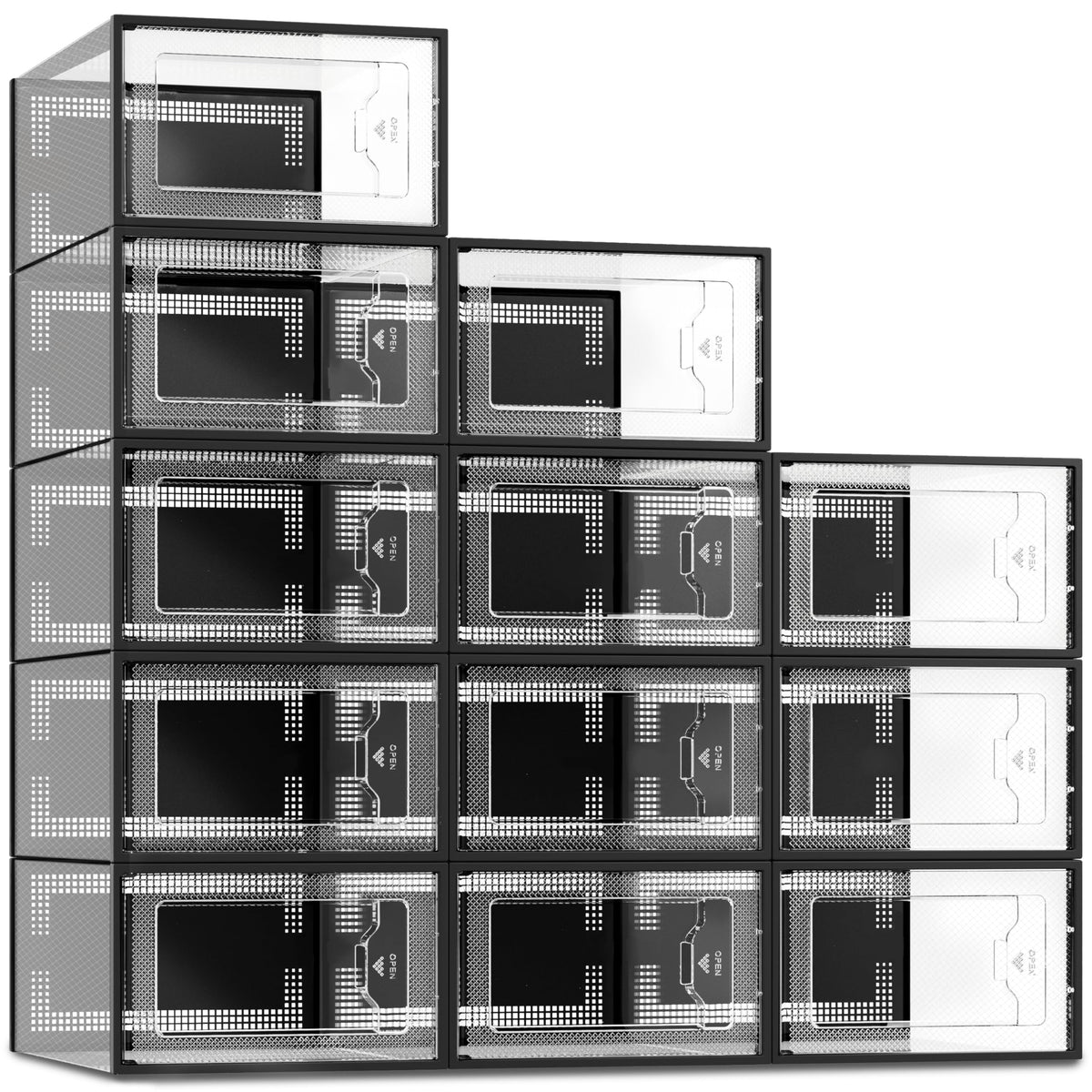 SEE SPRING clear-front shoe box for quick access