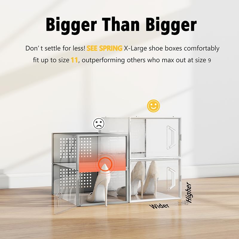 Breathable SEE SPRING box with ventilation holes to keep contents fresh.