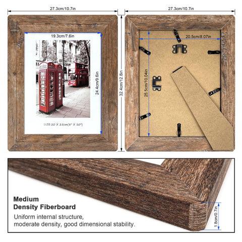 SEEDLING PHOTO FRAME tempered glass close-up showing clear photo protection.
