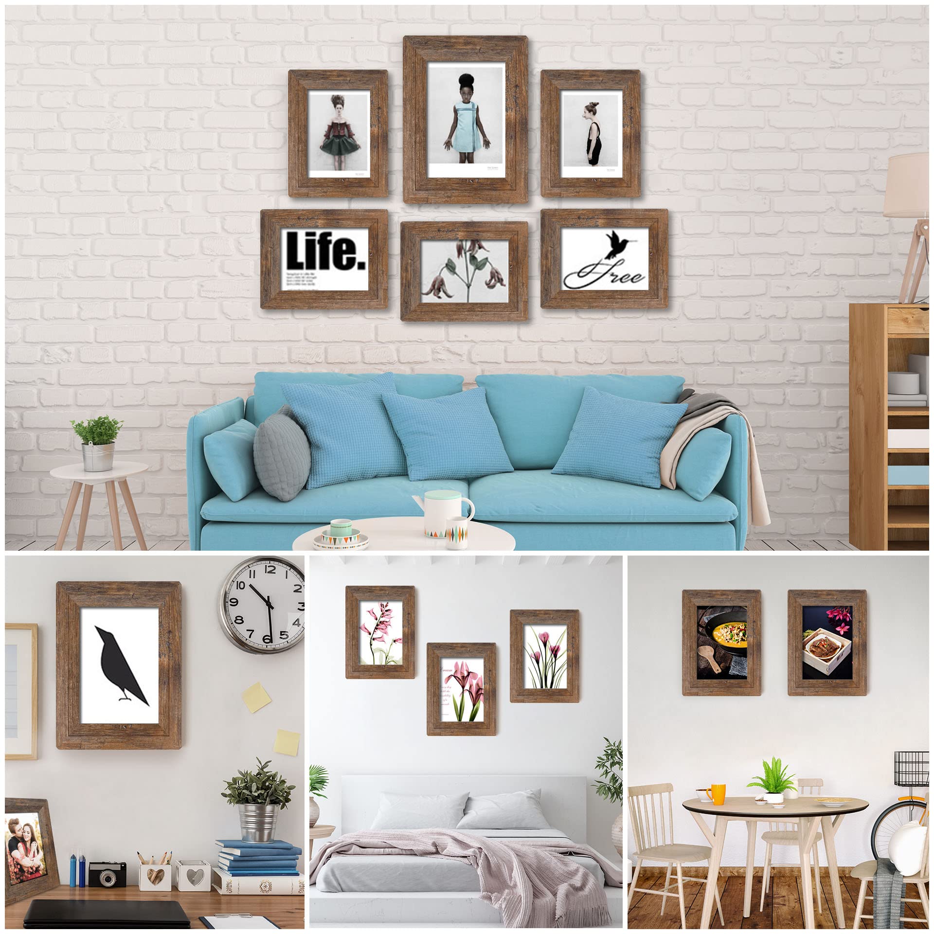 SEEDLING PHOTO FRAME wall mount and tabletop display options.